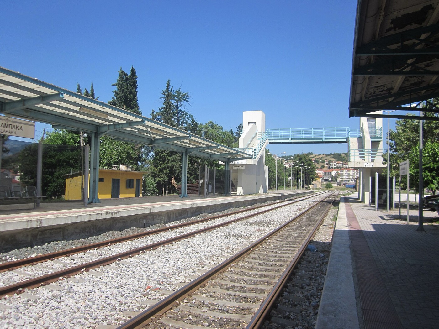 Kalambaka railway station platform